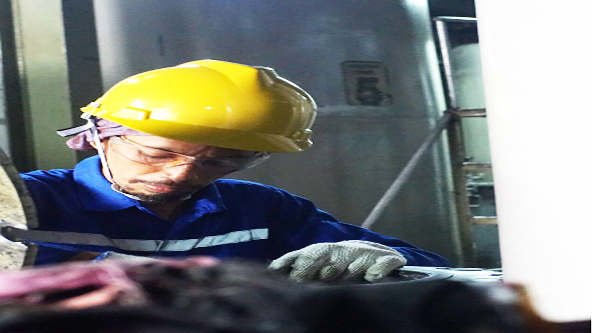 Worker in Refinery